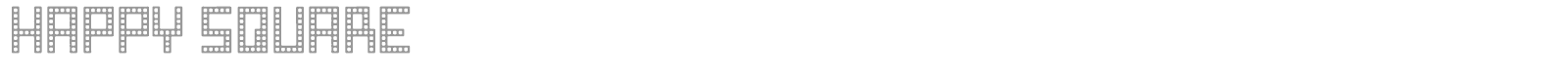 Happy Square font preview